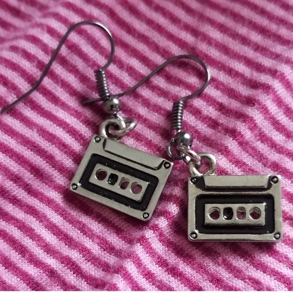 Mixed Tape Vintage Earrings - Picture 1 of 1
